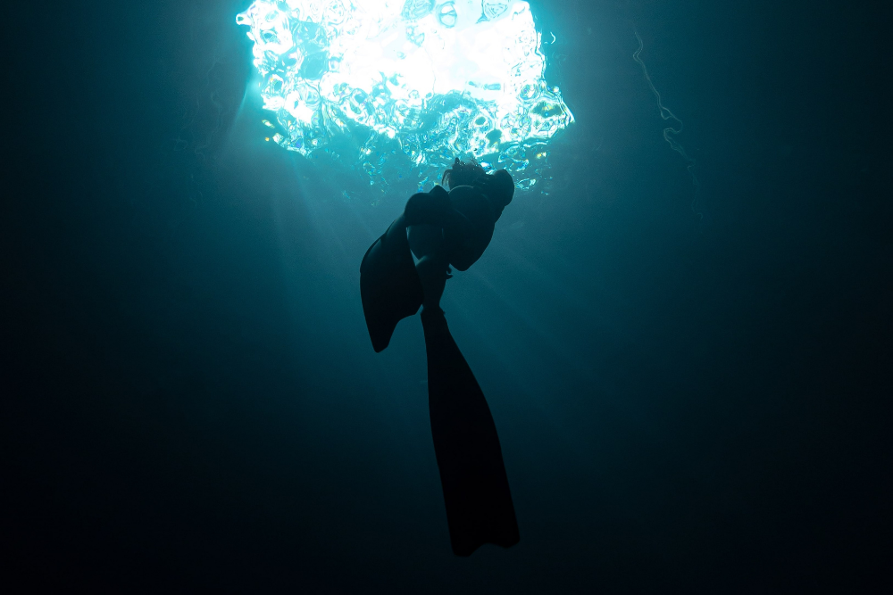 Cavern diving Mexico